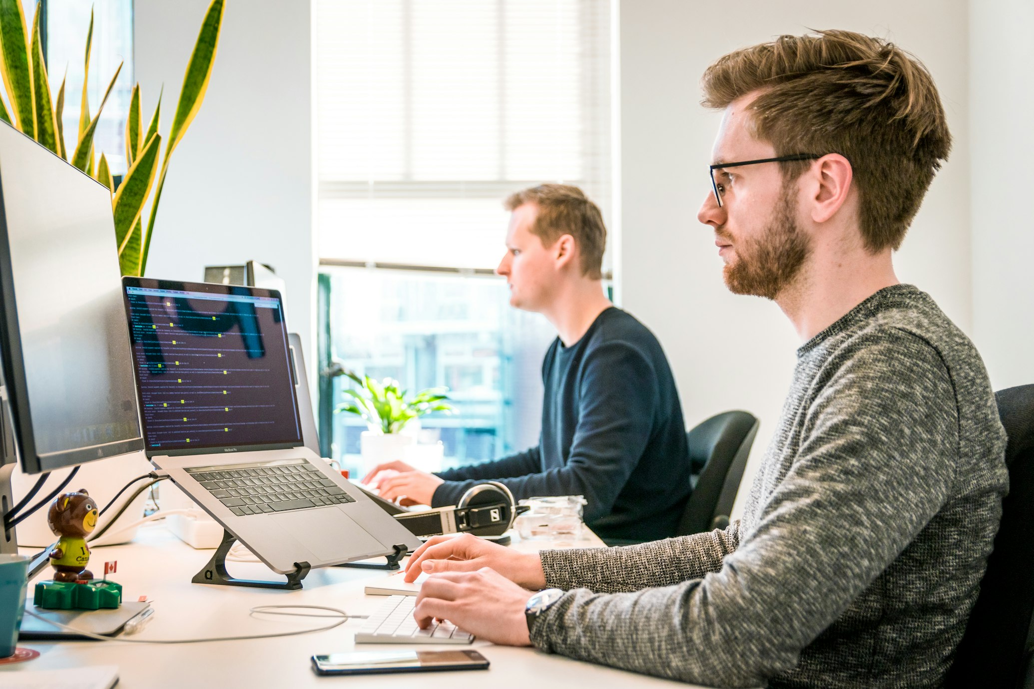 IT team working on technology solutions